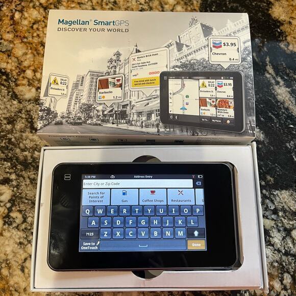 Magellan‎ SmartGPS 5295 Automotive Mountable -BLACK *WORKING* - Picture 2 of 3